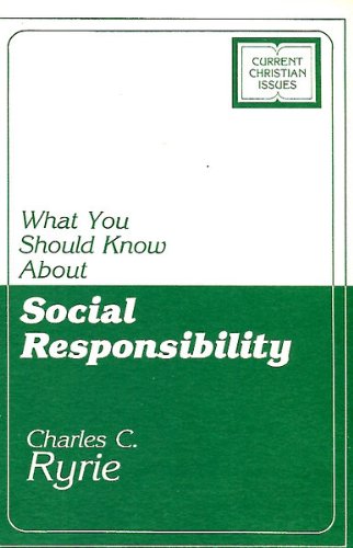 Stock image for What You Should Know about Social Responsibility for sale by Better World Books