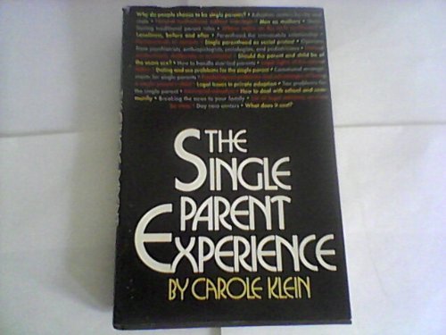 9780802703712: The single parent experience