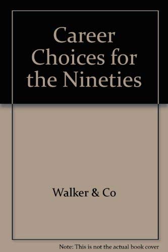 Career choices for students of psychology (9780802772534) by Walker & Co