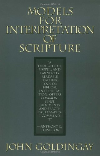 9780802801456: Models for Interpretation of Scripture