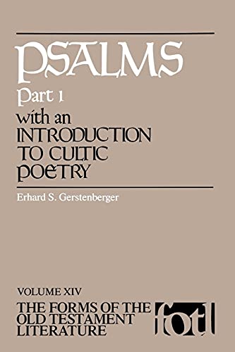 9780802802552: Psalms, Part 1: With an Introduction to Cultic Poetry: Pt. 1