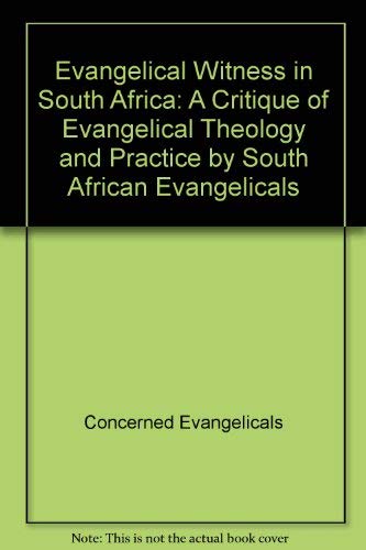9780802802910: Evangelical Witness in South Africa: A Critique of Evangelical Theology and Practice by South African Evangelicals