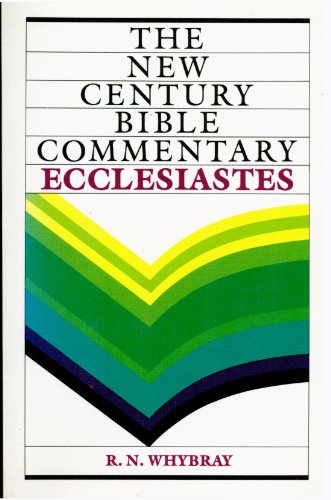 Beispielbild fr Ecclesiastes (New Century Bible Commentary) zum Verkauf von JR Books