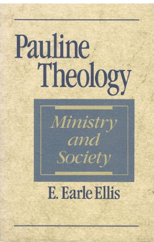 Stock image for Pauline Theology: Ministry and Society for sale by Windows Booksellers