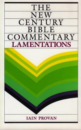 Beispielbild fr Lamentations [New Century Bible Commentary] zum Verkauf von Windows Booksellers