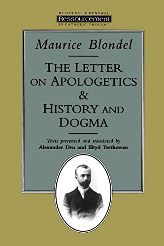 Stock image for The Letter on Apologetics & History and Dogma (Ressourcement: Retrieval & Renewal in Catholic Thought) for sale by Regent College Bookstore