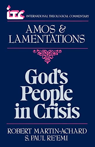 Beispielbild fr Amos and Lamentations zum Verkauf von Better World Books
