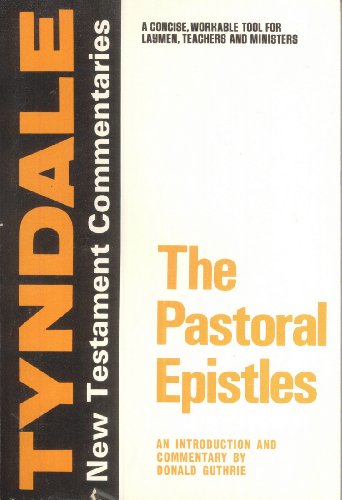 9780802814135: Title: The Pastoral Epistles An Introduction and Commenta