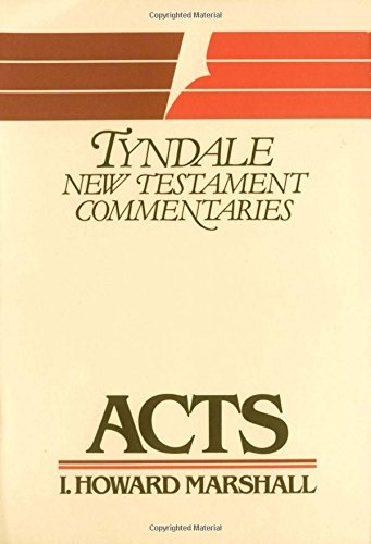 Imagen de archivo de Acts (The Tyndale New Testament Commentaries) a la venta por Wonder Book