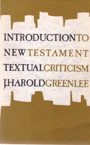 Stock image for Introduction to New Testament Textual Criticism for sale by Wonder Book