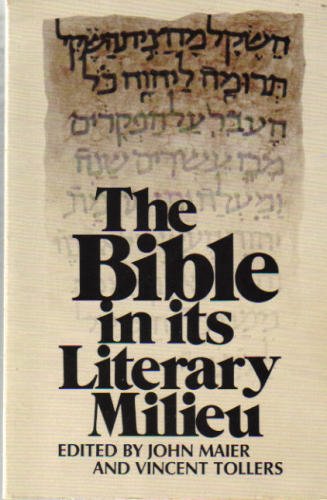 Imagen de archivo de The Bible in Its Literary Milieu a la venta por Better World Books