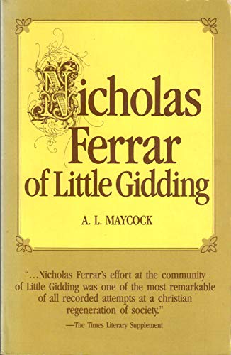 Stock image for Nicholas Ferrar of Little Gidding for sale by Front Cover Books