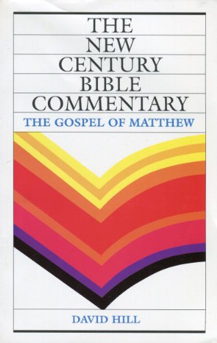 Imagen de archivo de The Gospel of Matthew (New Century Bible Commentary) a la venta por Books of the Smoky Mountains