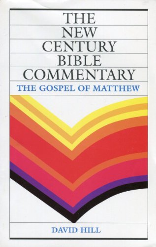 Stock image for The Gospel of Matthew (New Century Bible Commentary) for sale by Books of the Smoky Mountains