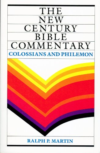 9780802819086: New Century Bible Commentary Colossians and Philemon