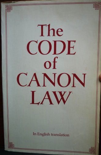 Imagen de archivo de The Code of Canon Law: In English Translation a la venta por Wonder Book