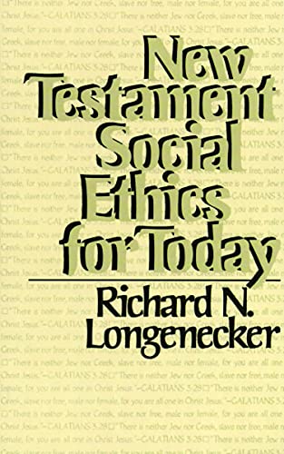 Beispielbild fr New Testament Social Ethics for Today zum Verkauf von Save With Sam