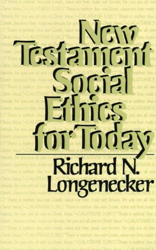 Imagen de archivo de New Testament Social Ethics for Today a la venta por Save With Sam