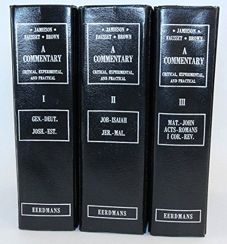 9780802821584: A Commentary: Critical, Experimental, and Practical on the Old and New Testaments (3 Volume Set)