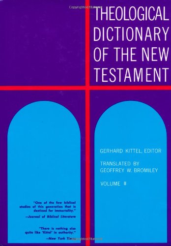 Stock image for Theological Dictionary of the New Testament for sale by Murphy-Brookfield Books