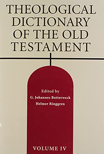 Beispielbild fr Theological Dictionary of the Old Testament, volume IV zum Verkauf von Windows Booksellers