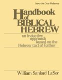 Beispielbild fr Handbook of Biblical Hebrew, Vol. 2: an Inductive Approach Based on the Hebrew Text of Esther zum Verkauf von Better World Books