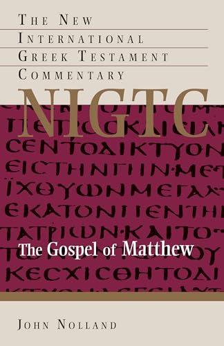 Stock image for The Gospel of Matthew (The New International Greek Testament Commentary) for sale by Books From California