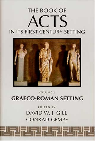 Beispielbild fr The Book of Acts in Its First-Century Setting: The Book of Acts in Its Graeco-Roman Setting Vol 2 zum Verkauf von WorldofBooks