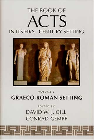 Stock image for The Book of Acts in Its First-Century Setting: The Book of Acts in Its Graeco-Roman Setting Vol 2 for sale by WorldofBooks