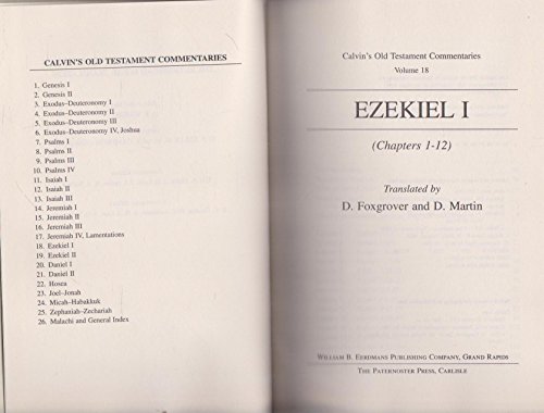 9780802824684: Ezekiel I: (Chapters 1-12)