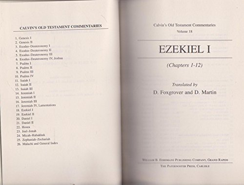 9780802824684: Ezekiel I (Chapters 1-12)