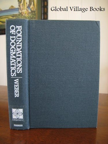 Imagen de archivo de Foundations of Dogmatics, Vol. 1 a la venta por Half Price Books Inc.