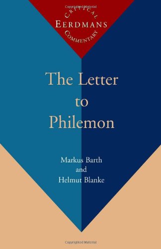 9780802838292: The Letter to Philemon: A New Translation With Notes and Commentary (Eerdmans Critical Commentary)