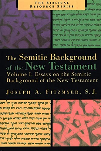 9780802848451: Essays on the Semitic Background of the New Testament