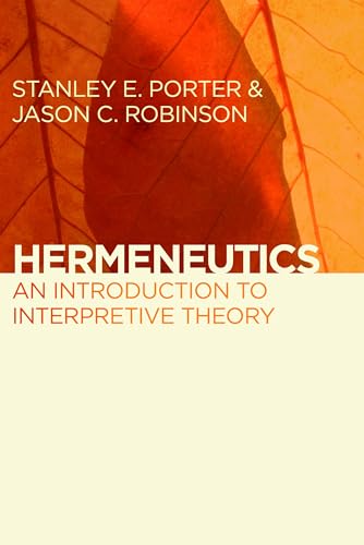 Beispielbild fr Hermeneutics: An Introduction to Interpretive Theory zum Verkauf von HPB-Emerald