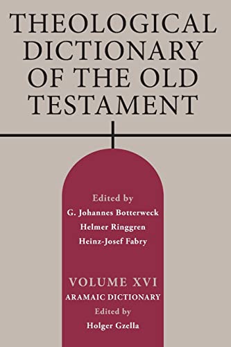 

Theological Dictionary of the Old Testament, Volume XVI