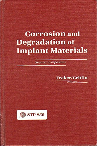 Beispielbild fr Corrosion and Degradation of Implant Materials: 2nd Symposium (Astm Special Technical Publication) zum Verkauf von HPB-Red