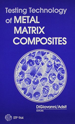 Beispielbild fr Testing Technology of Metal Matrix Composites. STP 964 zum Verkauf von Zubal-Books, Since 1961