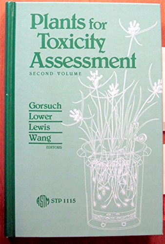 Beispielbild fr Plants for Toxicity Assessment zum Verkauf von Better World Books