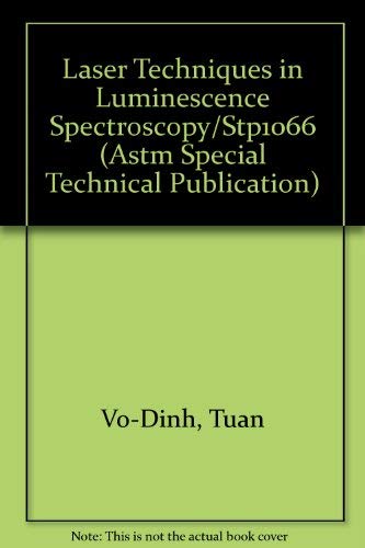 9780803114555: Laser Techniques in Luminescence Spectroscopy/Stp1066