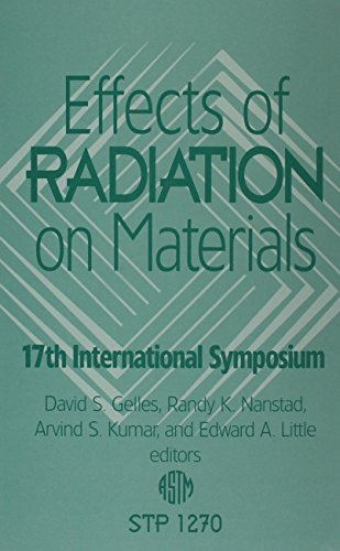 Imagen de archivo de Effects of Radiation on Materials (Astm Special Technical Publication) a la venta por dsmbooks