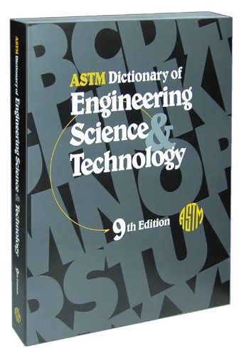 9780803127456: Astm Dictionary of Engineering Science & Technology 2000