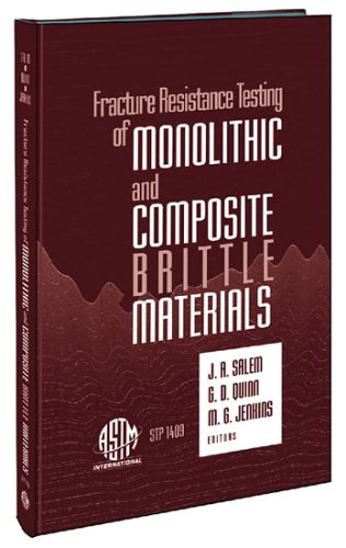 Stock image for Fracture Resistance Testing of Monolithic and Composite Brittle Materials for sale by BookOrders