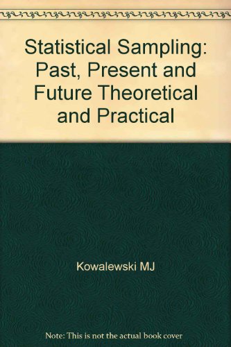 9780803151529: Statistical Sampling: Past, Present and Future Theoretical and Practical