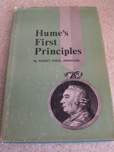 Humes First Principles (9780803200005) by Anderson