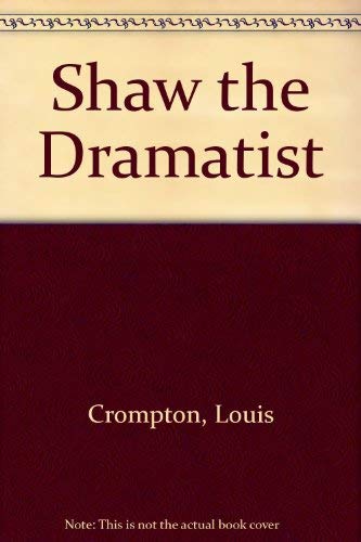 Stock image for Shaw the Dramatist for sale by Discover Books