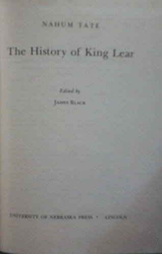 Stock image for The History of King Lear for sale by Better World Books