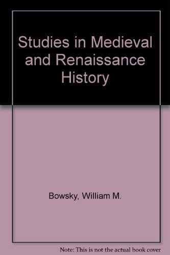Studies in Medieval and Renaissance History, Volume X [Volume X Only]
