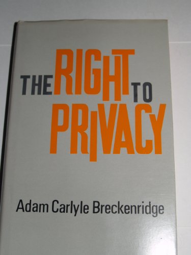 Stock image for The Right to Privacy for sale by Irish Booksellers