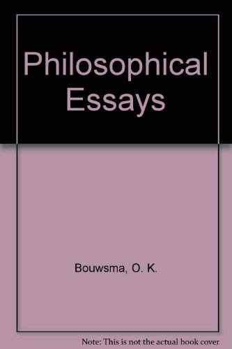 9780803211797: Philosophical Essays